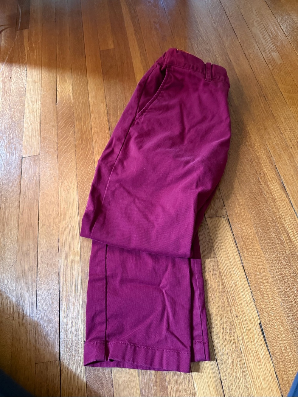 Crewcuts Boy Burgundy Casual Pants stretch